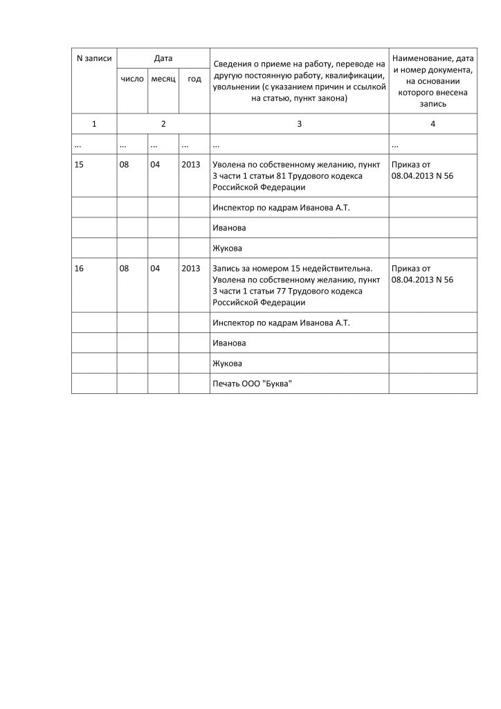 Письмо считать недействительным образец